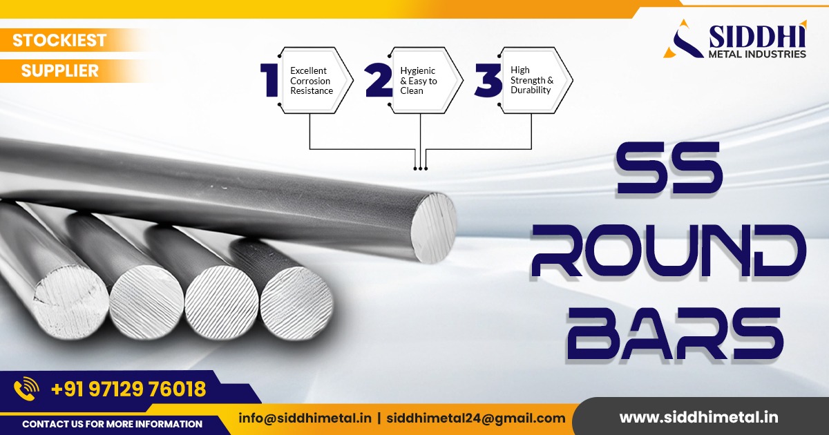 Stainless Steel Round Bars in Rajasthan
