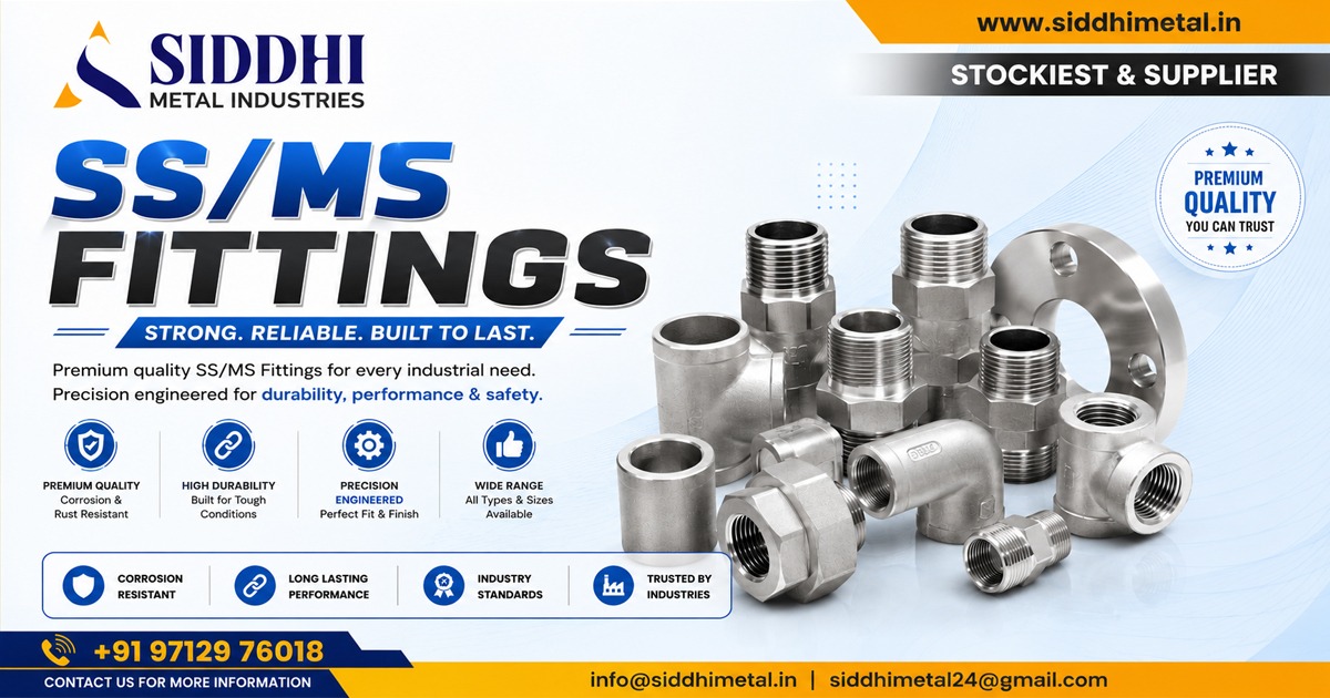 SS and MS Fittings in Madhya Pradesh