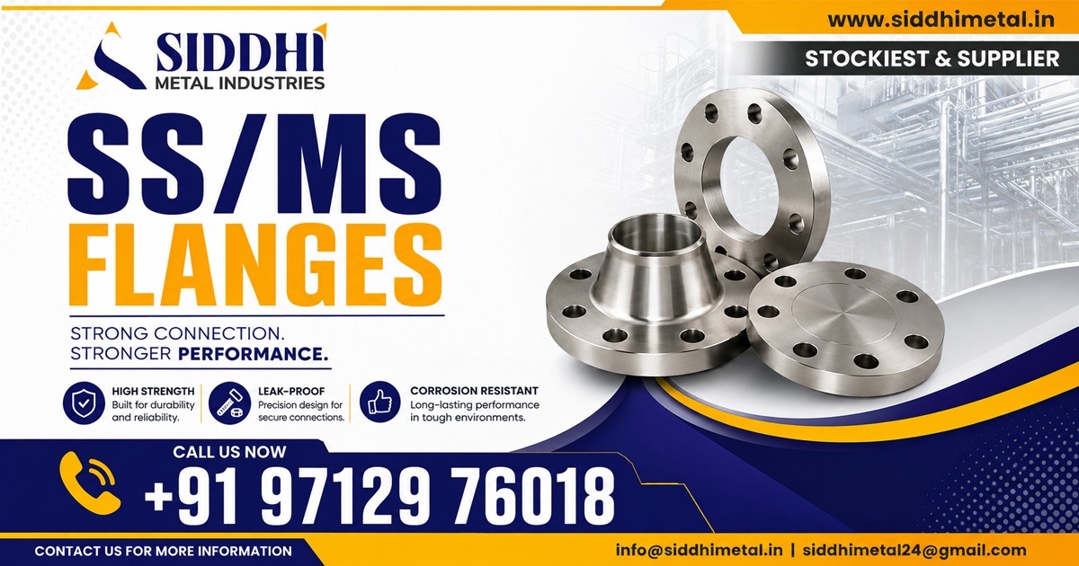 Supplier of SS and MS Flanges in Tamil Nadu