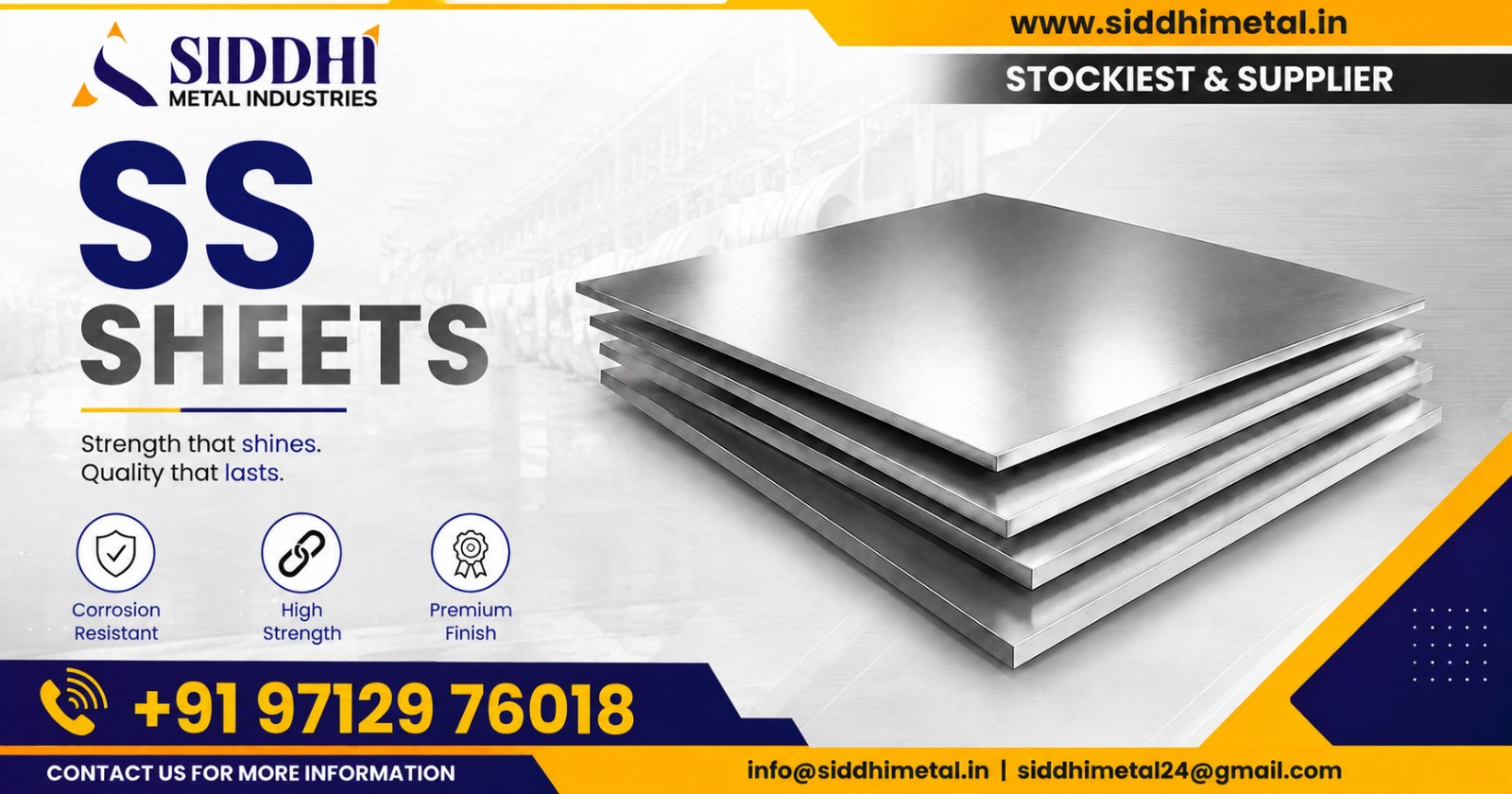 Stainless Steel Sheets Supplier in Rajasthan