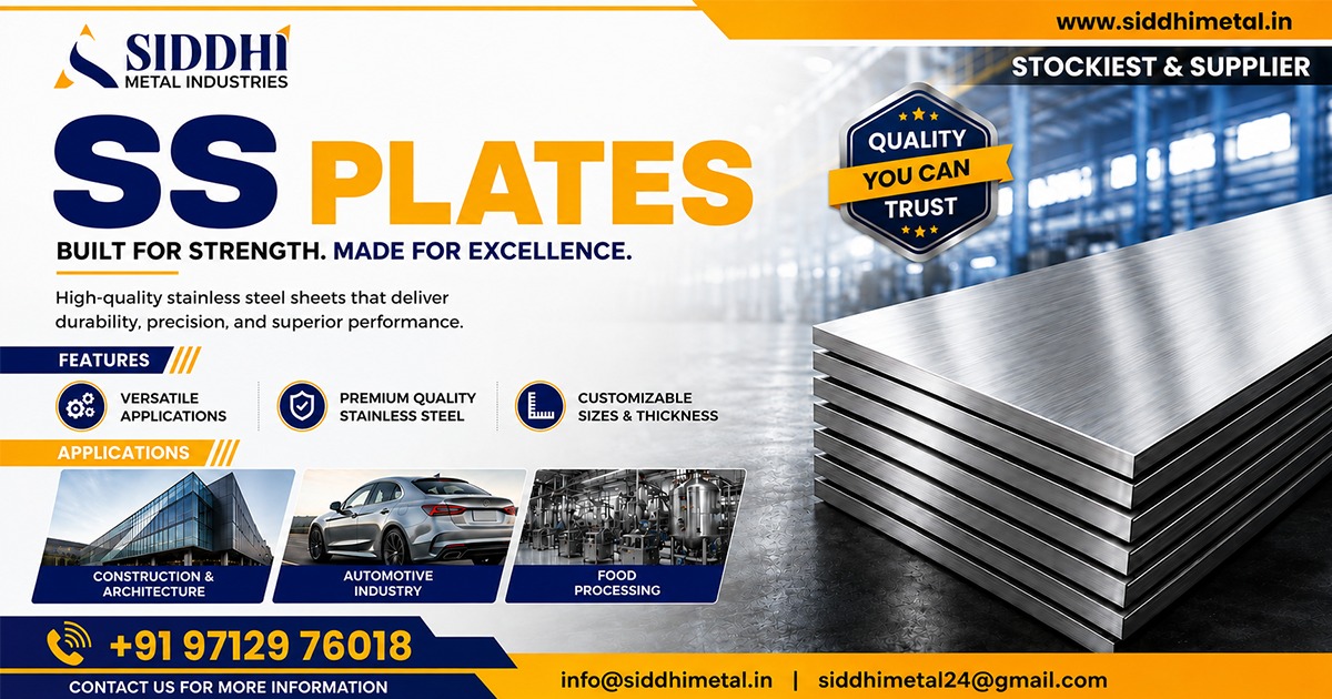 Supplier of Stainless Steel Plates in Odisha