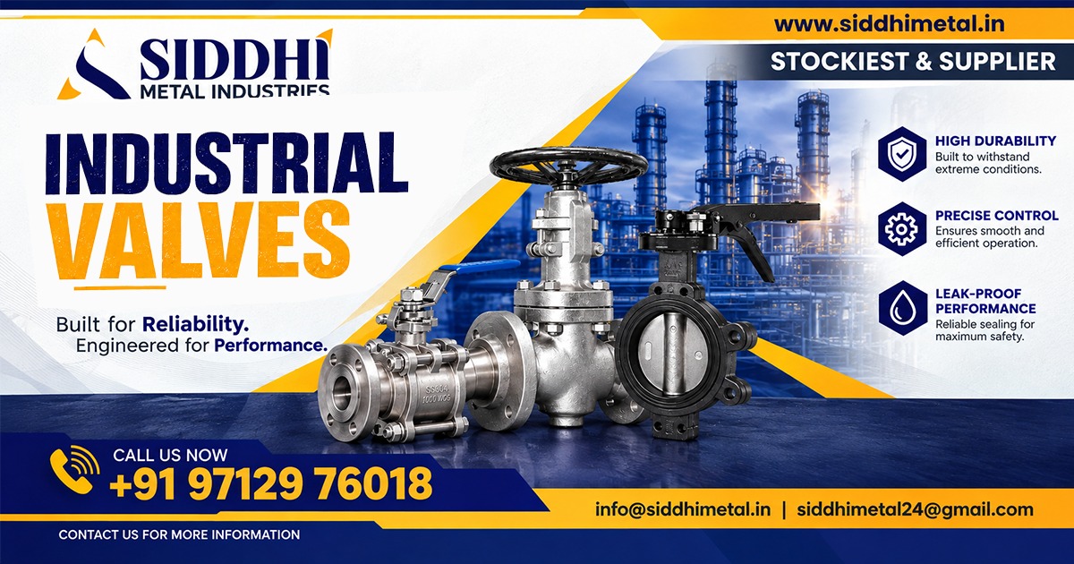 Supplier of Industrial Valves in Rajasthan