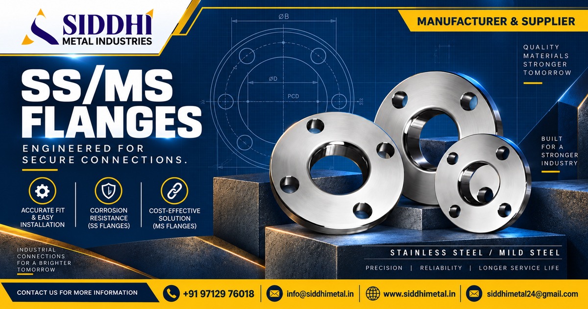 Supplier of SS and MS Flanges in Rajasthan