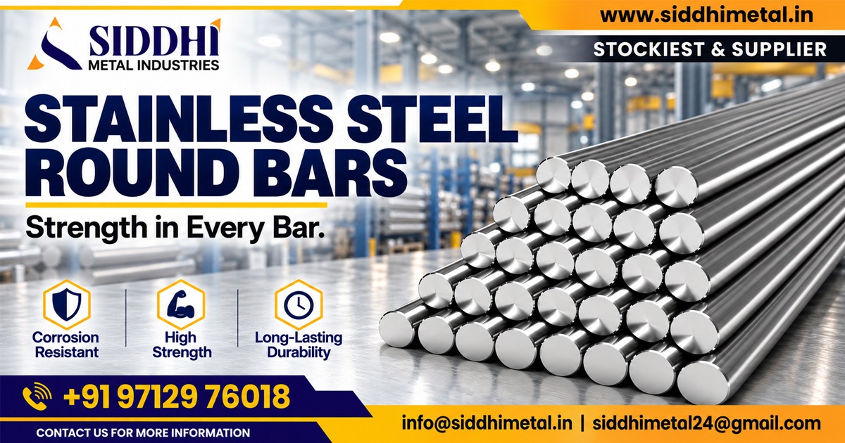 Supplier of Stainless Steel Round Bars in Karnataka