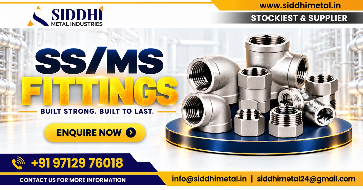 Supplier of SS and MS Fittings in Telangana