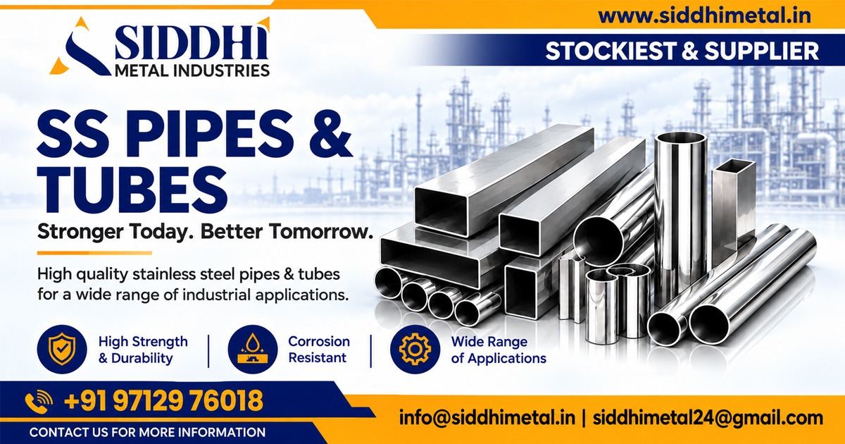 Stainless Steel Pipes and Tubes Supplier In Assam